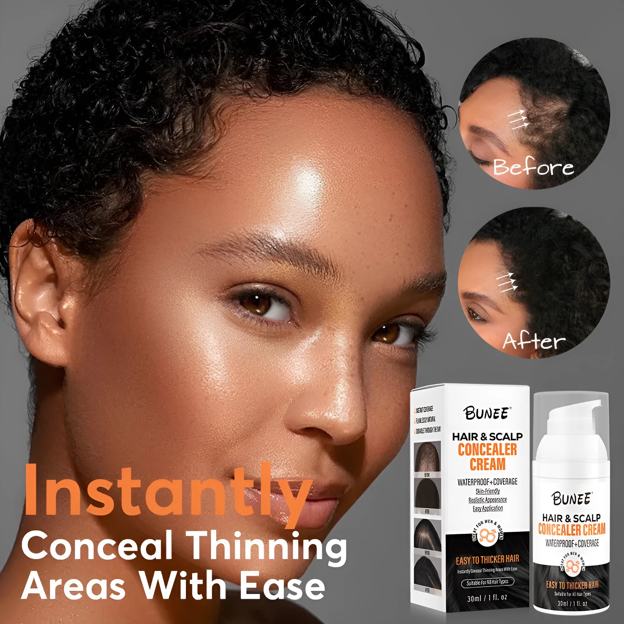 30ml scalp concealer pomade for thinning hair coverage and scalp nourishment
