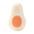 Avocado green pet grooming spray brush with comb head and attached 200ml essence bottle.