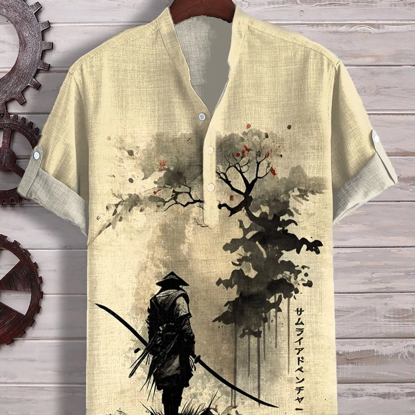 Short sleeve shirt with a 3D digital animal print design in various colours.