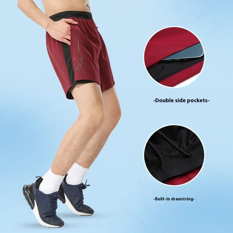 Men's basketball shorts in solid colours with low waist design and shorts length