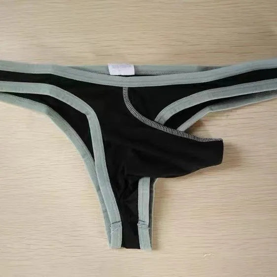 Men's Ice Silk underwear briefs showing elephant nose design in multiple colour options