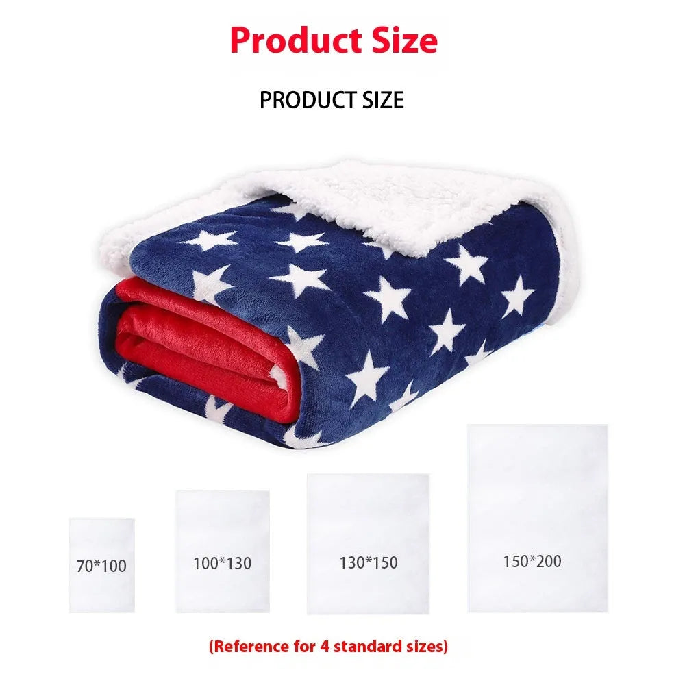 British style stripe polyester blanket for autumn and winter.