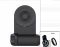 Black magnetic wireless charging camera bracket with rotatable phone holder and ergonomic handle