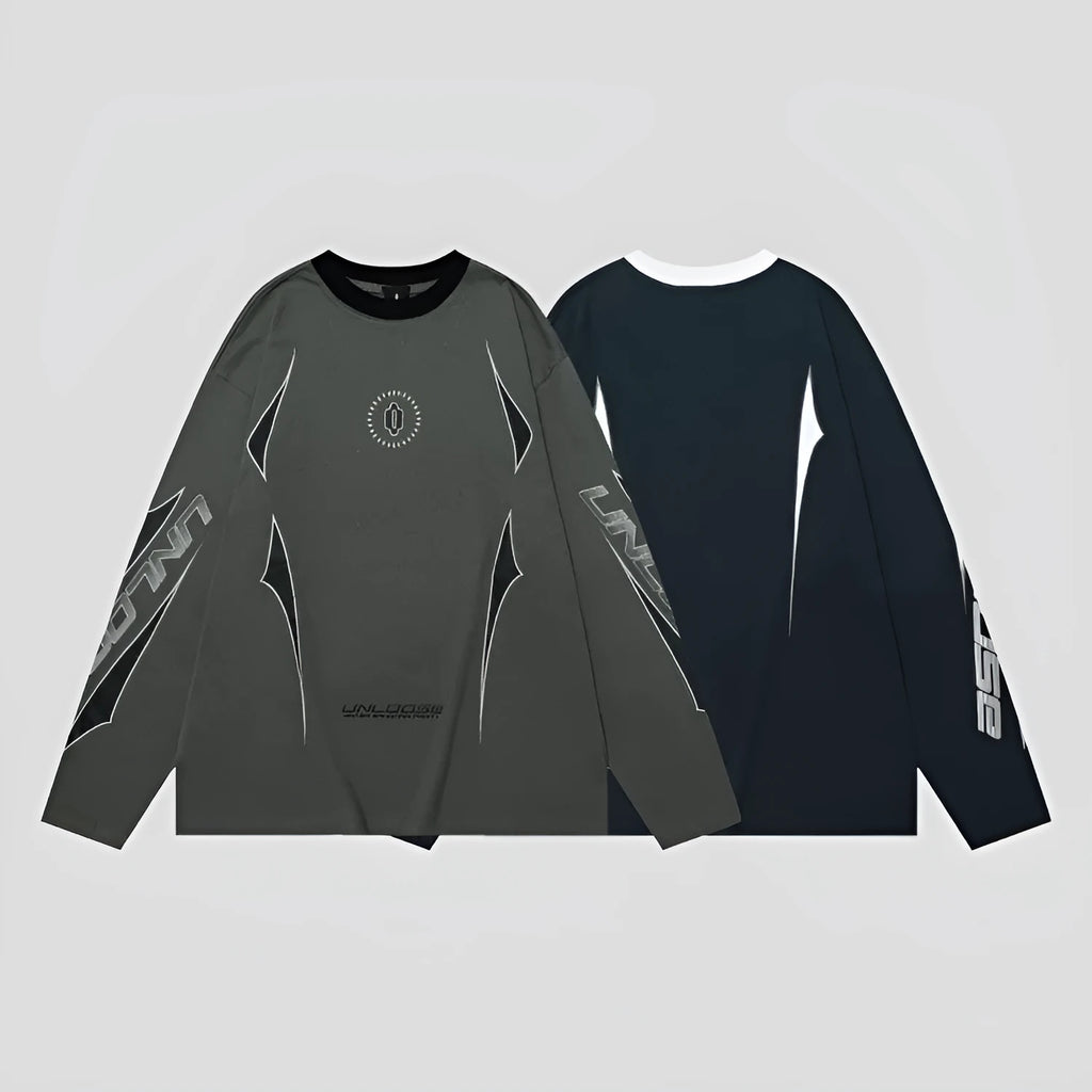 Men's grey khaki drop shoulder cotton pullover sweatshirt with loose fit and long sleeves