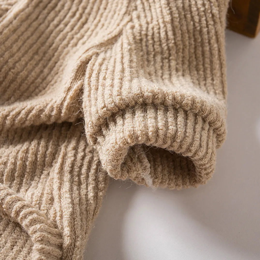 Brown cloth dog sweater pullover for small breeds including Bichon, Pomeranian sizes XS to XL