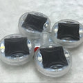 Solar LED hub decorative lights for vehicle wheels with colourful flashing display