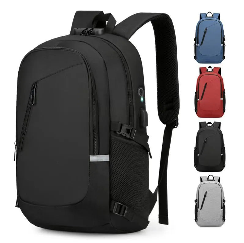 35L Oxford cloth computer backpack in street trend style with laptop compartment