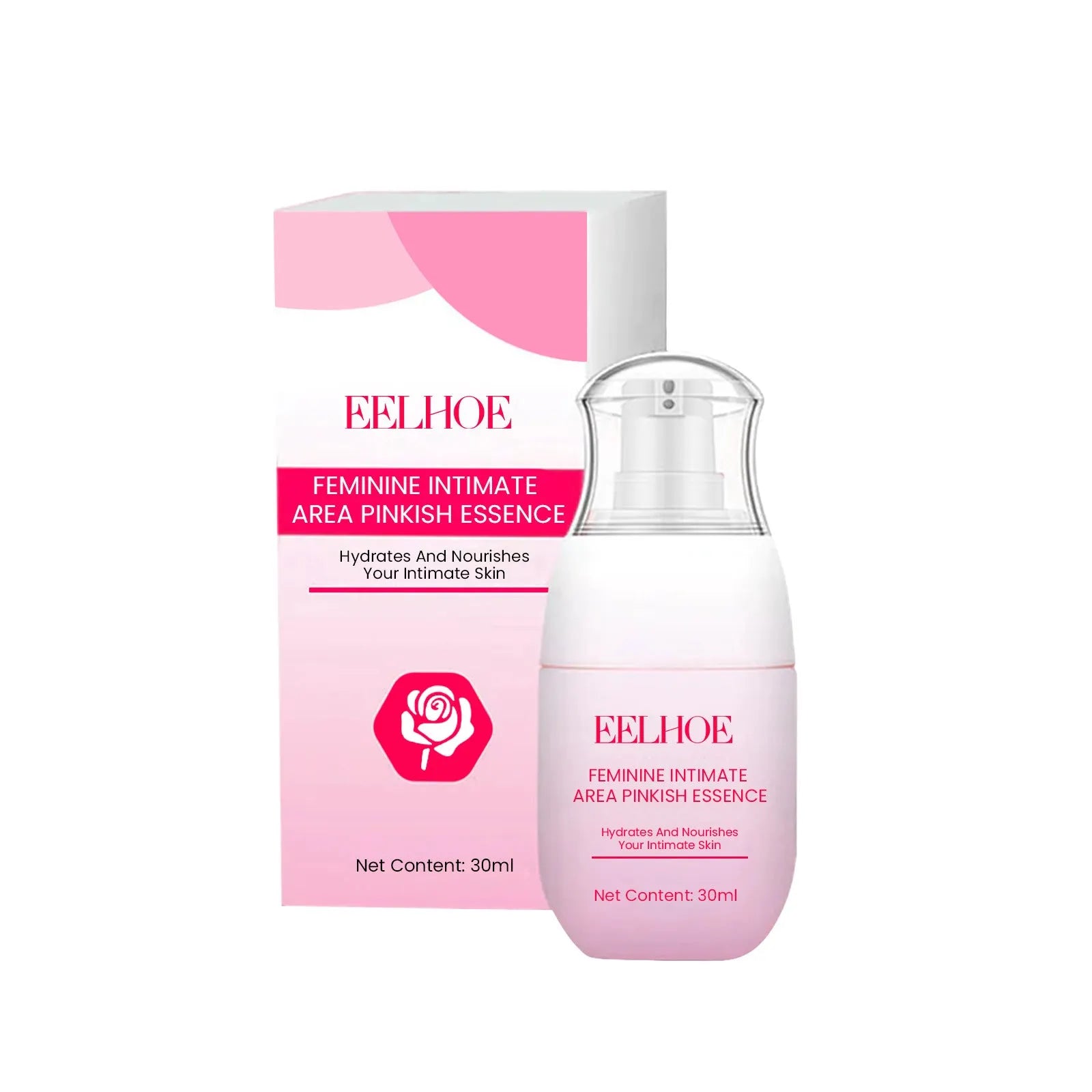 Women's skin pigmentation care 30ml essence bottle with nicotinamide and aloe extract, 4x9.4cm size