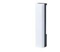 Black and white 3D RGB music rhythm ambiance lamp on a table with USB cable.