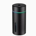 Aluminium car humidifier and essential oil diffuser with night light, 66mm diameter, 260ml capacity