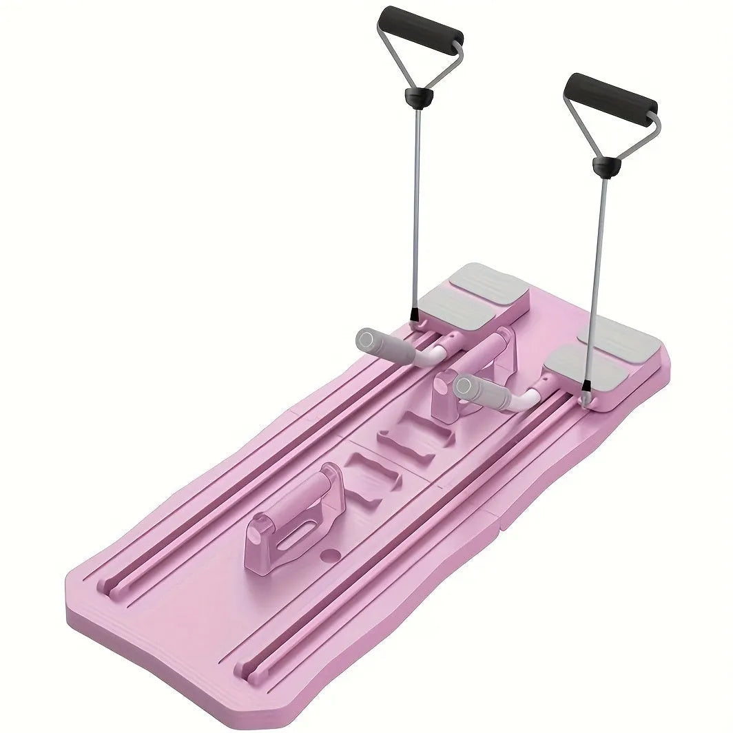 Blue ABS supine board-wheel home exercise equipment for core abdominal workouts