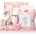 Aromatherapy bath gift set with candle and soap in modern simplicity style plastic box