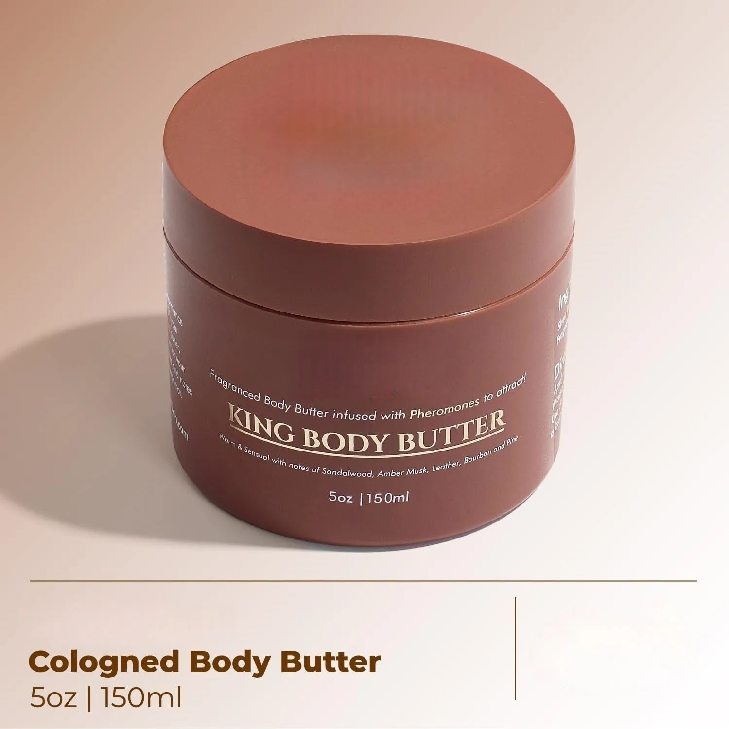 Moisturising body cream container for universal skin types in 1pc packaging