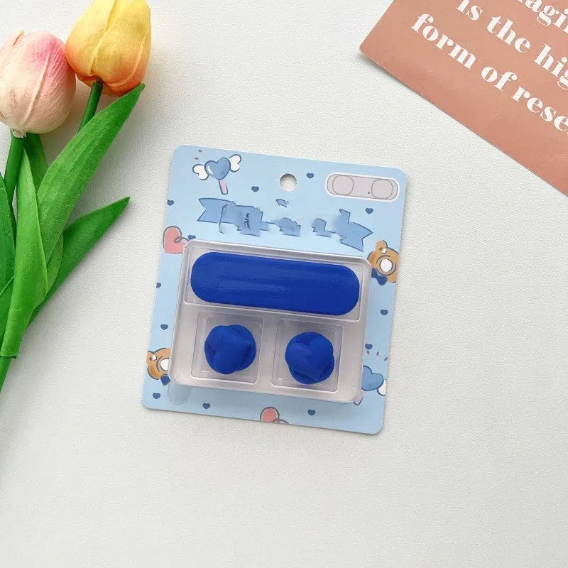 Colourful plastic cartoon magnetic data cable fixer clip for desktop computer cable management