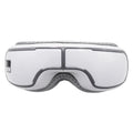 Smart Bluetooth eye massager with black finish and cushion pad for eye relaxation