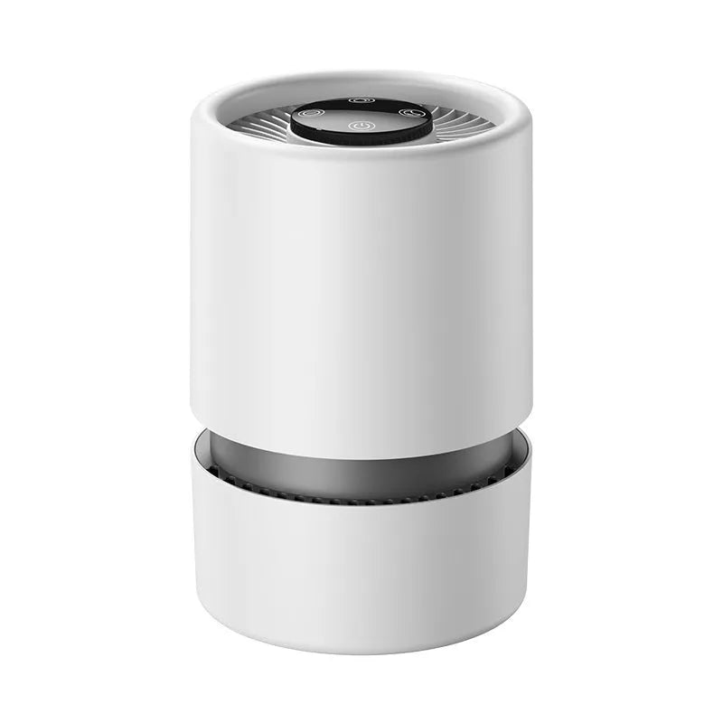 White EJ-JHQ101 desktop USB air purifier for small rooms under 10 square metres.