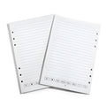 Loose spiral notebook refill core with Zodiac Forest Paper and assorted metal pen refills