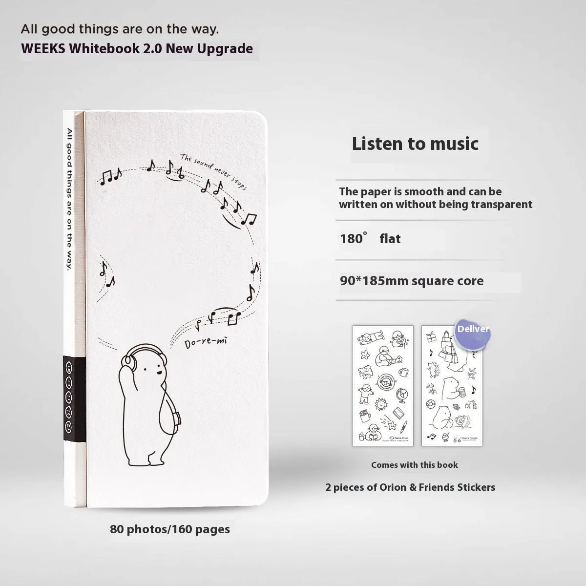 A5 simple plaid style paper notebook with mesh pattern cover, includes stickers.