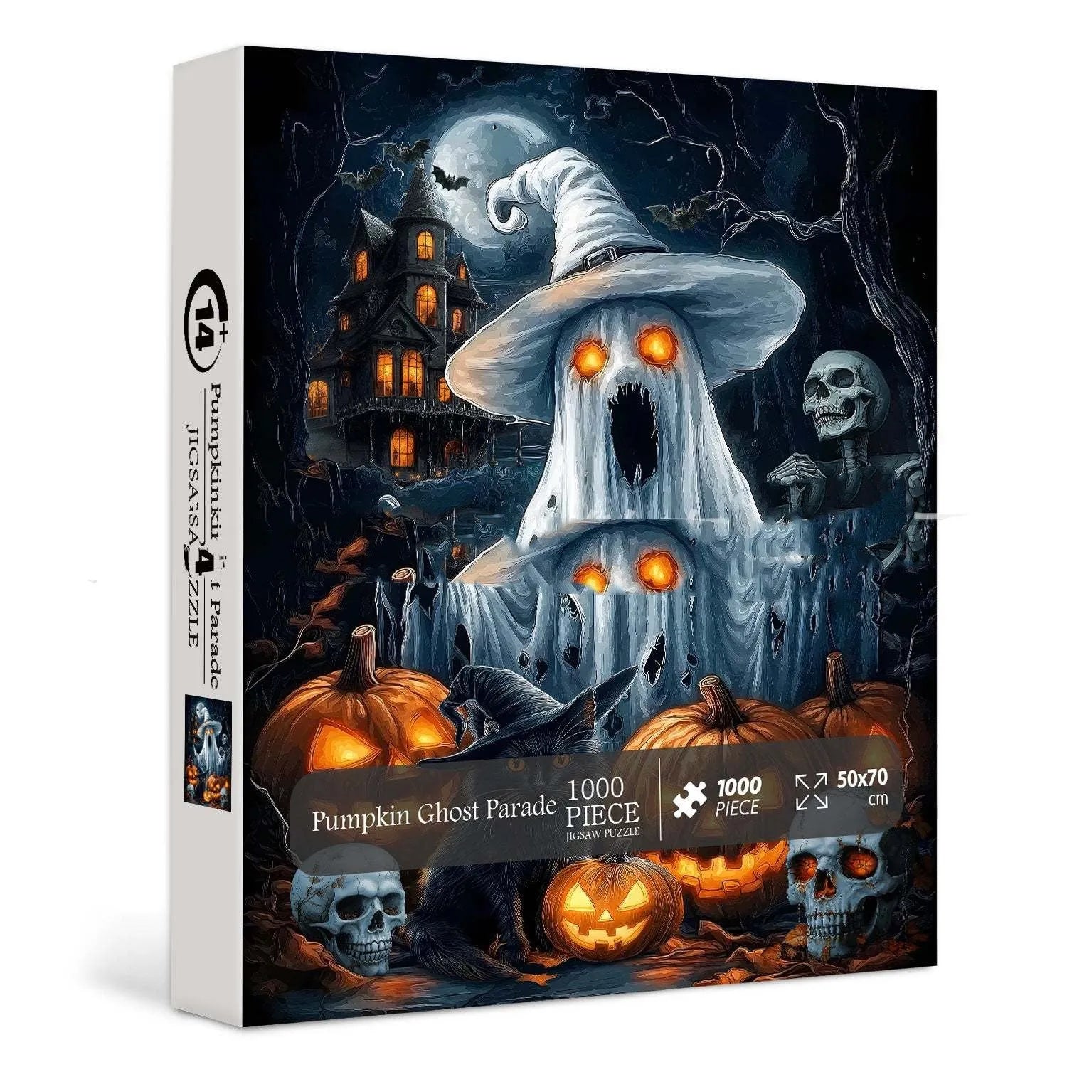 Creative ghost puzzle plastic Halloween decoration spooky party tabletop display