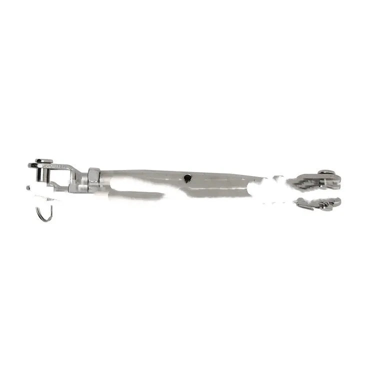 Outdoor pulley slide rope system with alloy steel components and 10 metre rope