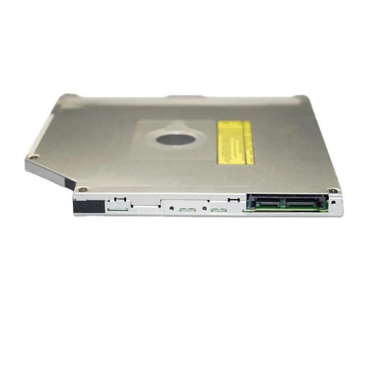 Silver Apple MacBook Pro 13-inch replacement internal optical drive with SATA connector