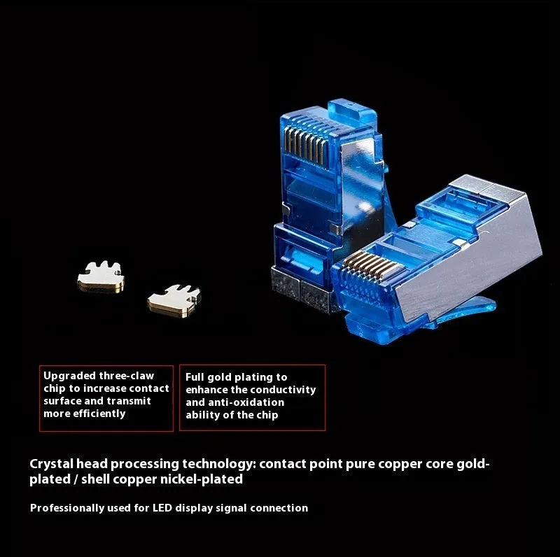 RJ45 CAT6 network extension converter cable with moulded plugs, available in multiple lengths