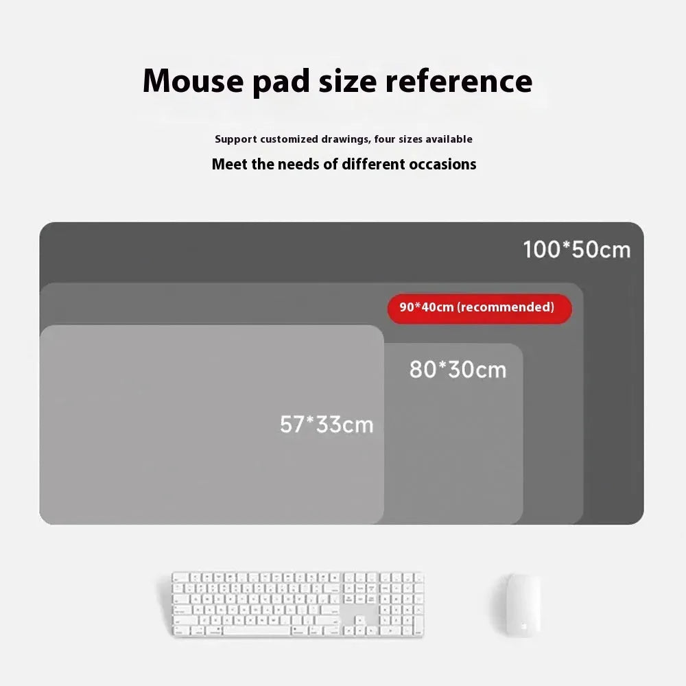 Japanese Samurai design gaming mouse pad with non-slip cloth surface in multiple size options