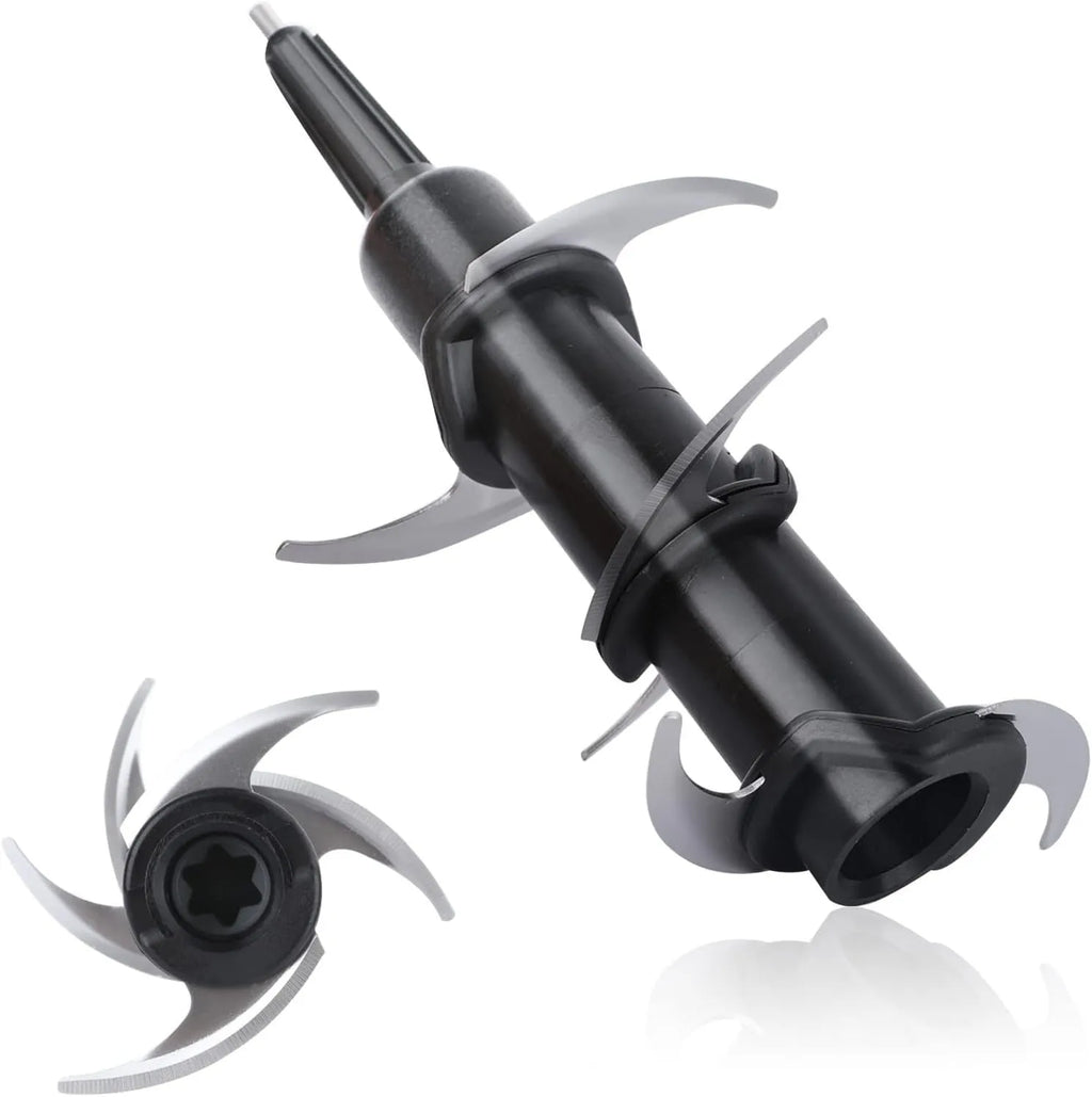Stainless steel six-blade set for juicer with knife holder accessory