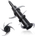 Stainless steel six-blade set for juicer with knife holder accessory