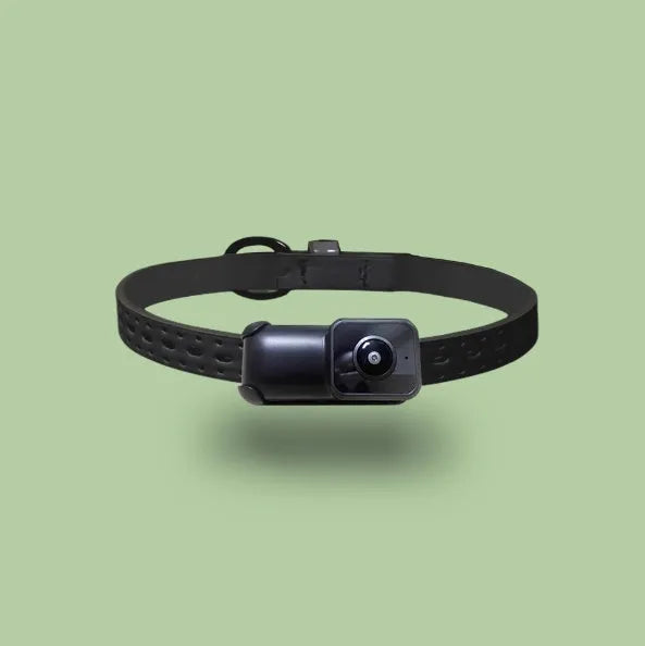 Black Wi-Fi camera neckband wireless recorder with Type-C port and compact 61.5x27x27mm dimensions