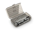 32 in 1 screwdriver set with 30 bits in black PP plastic storage case