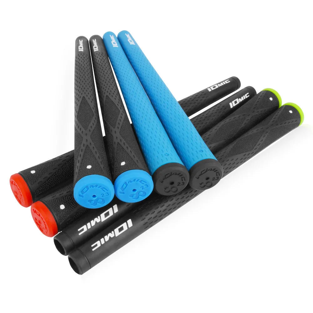 TPE golf club grip in multiple colour options including pink, red, blue, white, and black variants