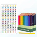 72-colour art pencil set in boxed packaging with basswood construction for drawing and sketching