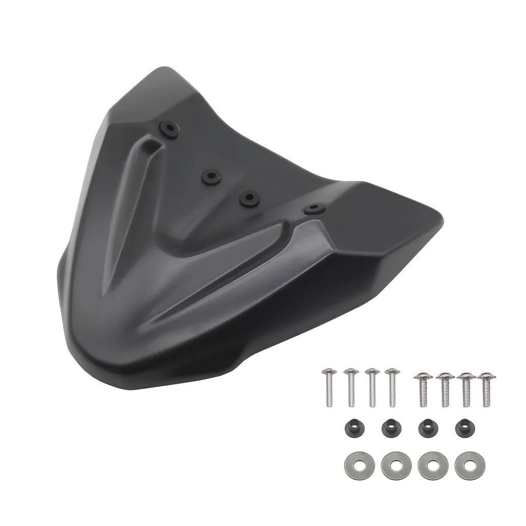 Black ABS fixed wind front wing for KTM Adventure motorcycles