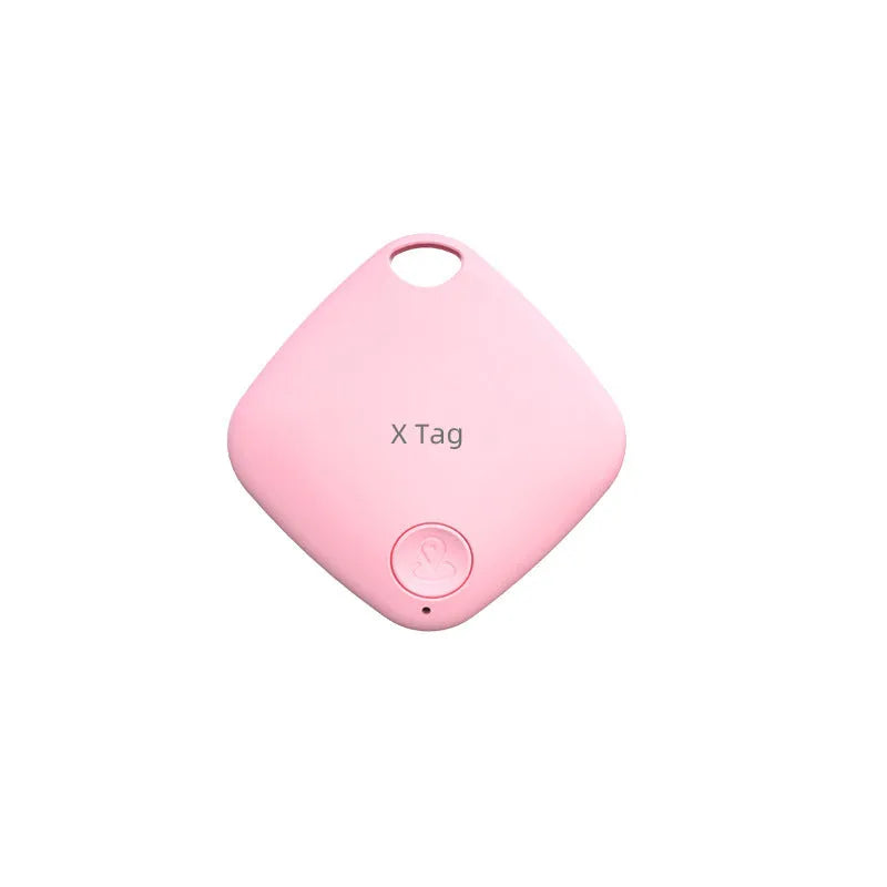 Small black Bluetooth tracker device for anti-lost positioning of keys and wallets