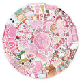 50 Christmas decoration stickers waterproof 4-8cm cute style for car phone computer guitar notebook