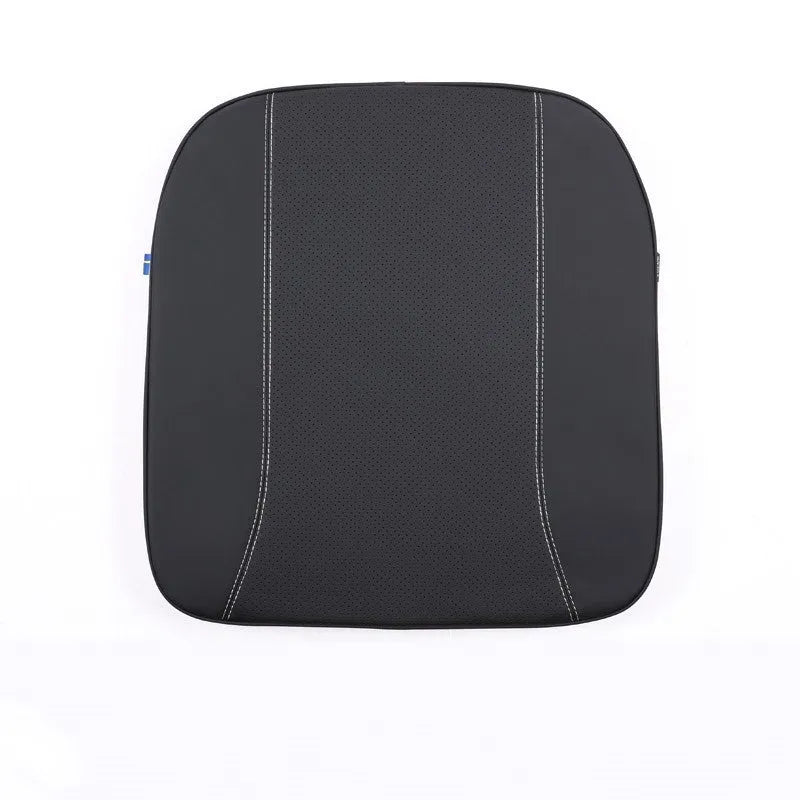 Volvo car seat cushion set showing headrest, neck pillow and lumbar support in a brown colour option.