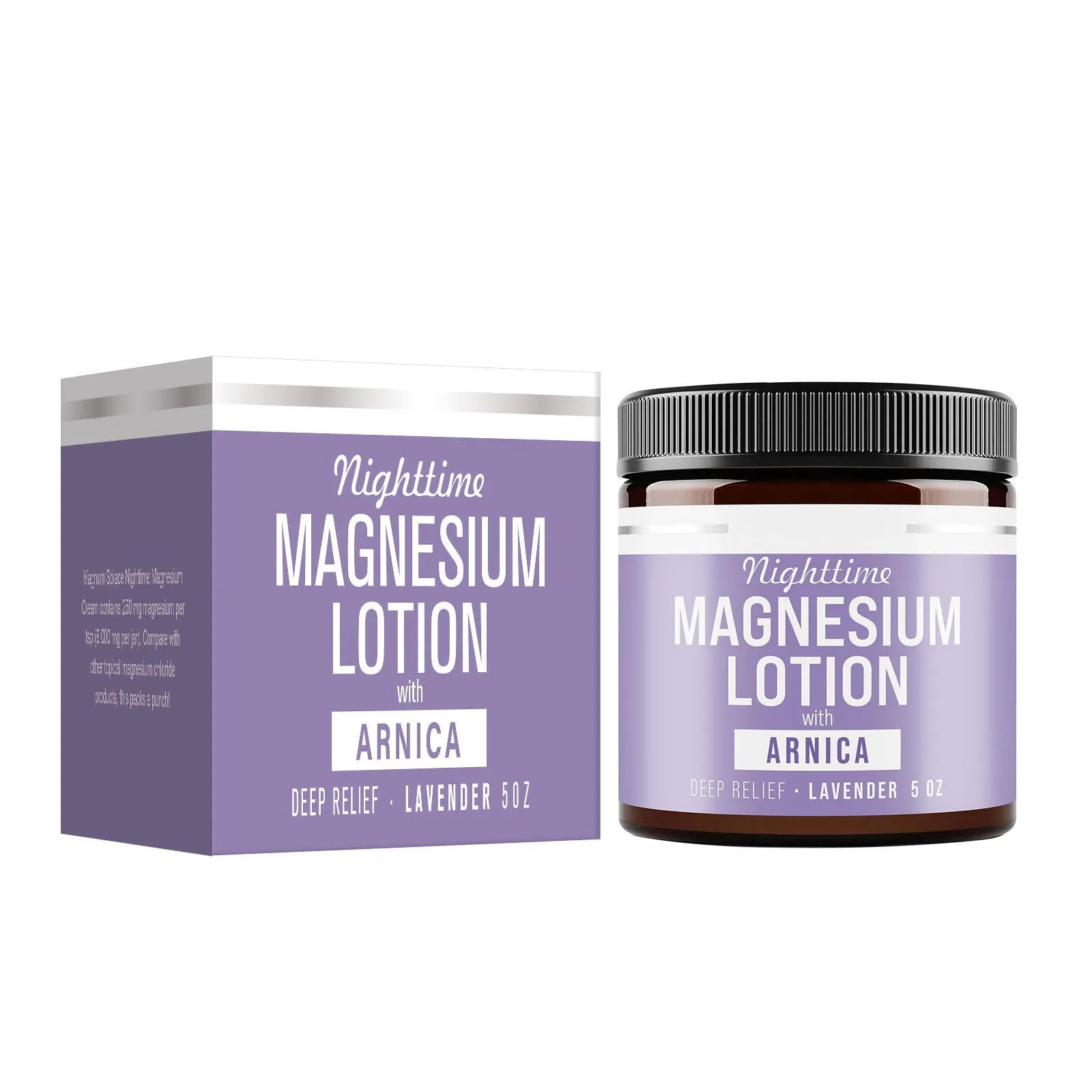 150ml magnesium body butter cream jar with shea butter and botanical extracts