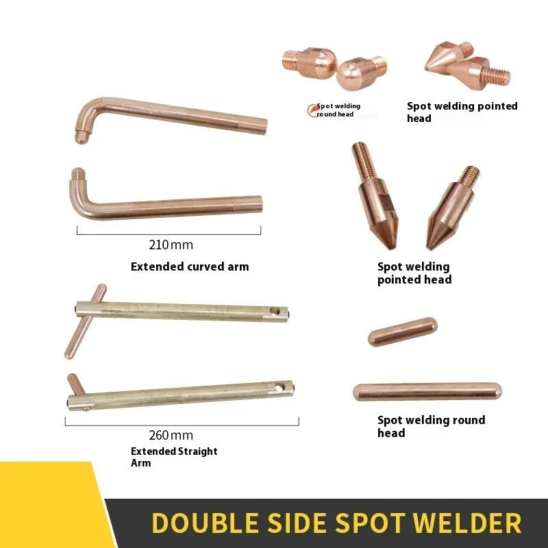 OL8000 manual spot welding machine with double-sided electrodes and welding heads