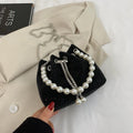 Western style chain crossbody shoulder bag with diamond detailing in soft PU material