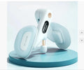A pelvic floor muscle trainer with a counter, shown in gray, made from ABS plastic with foam-covered springs.