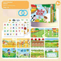 Educational toys books set for children 3-6 years made from paper with multiple learning versions