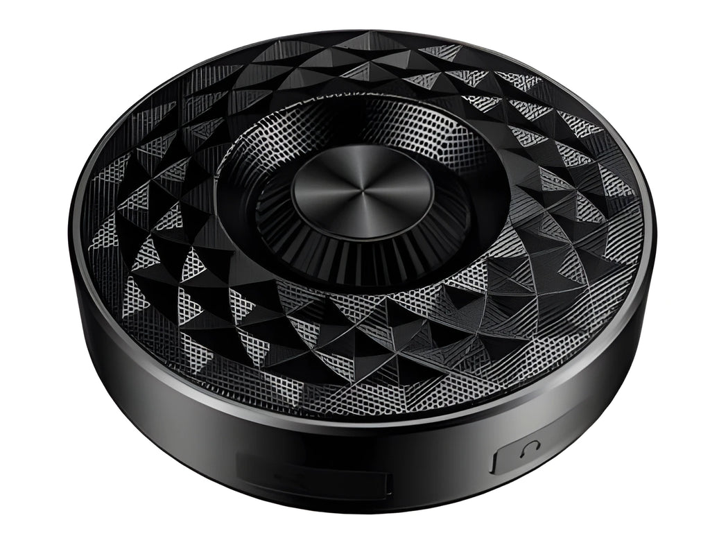 Mini Bluetooth wireless sound box speaker in black, orange, or silvery white colour