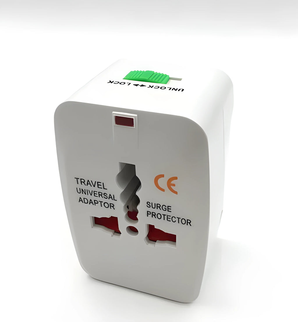 Universal travel plug adapter with global conversion for mobile charging