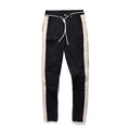 Men's ripped jeans pre-distressed cotton denim skinny fit black colour