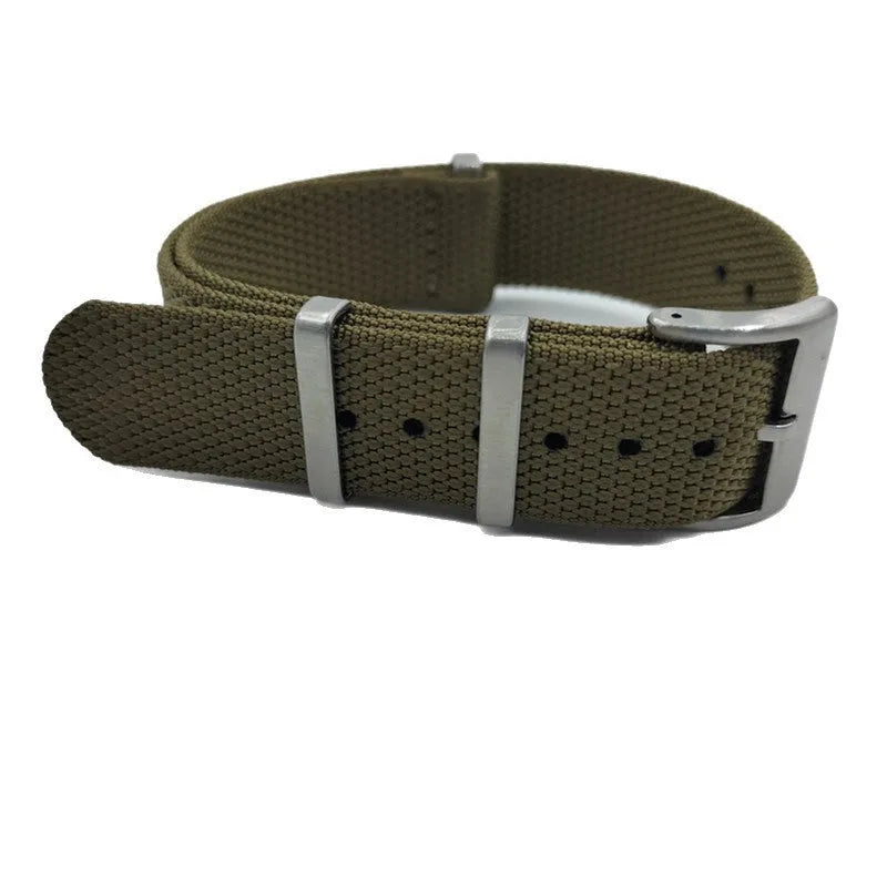 Nylon textile watch strap in five colours with 20MM and 22MM width options