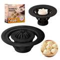 Black Jinkali steamed bun mould set with four tools for shaping baozi and dim sum