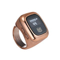 Al-Fatiha electronic digital tasbeeh counter in rose gold colour with digital display
