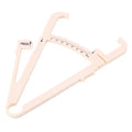 Acrylic body fat caliper skin fold thickness meter with measurement scale