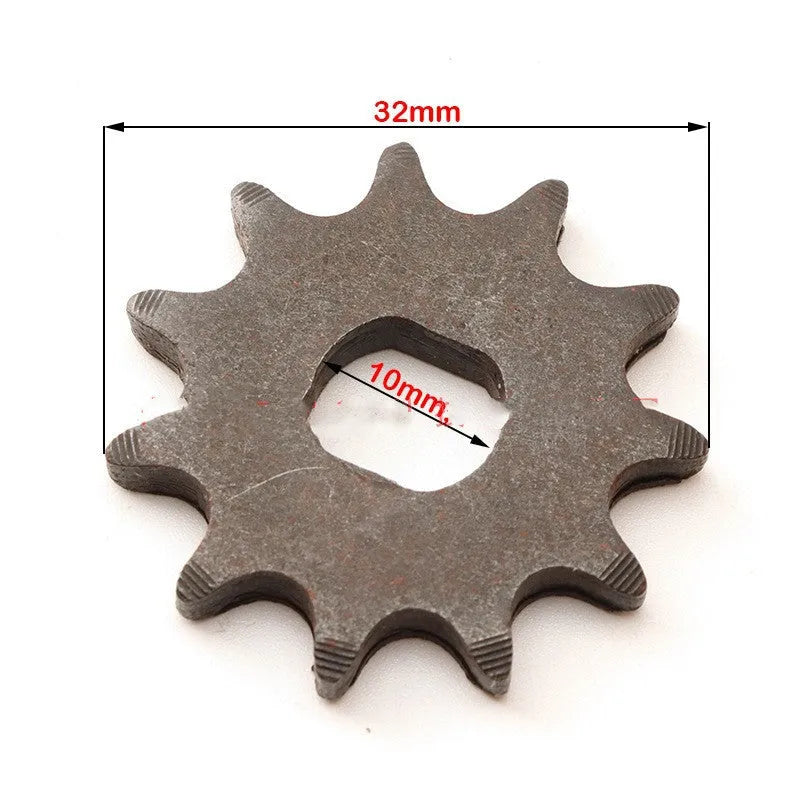 Cast iron motorcycle gear with 11 teeth for 25hT8F chain reduction motor